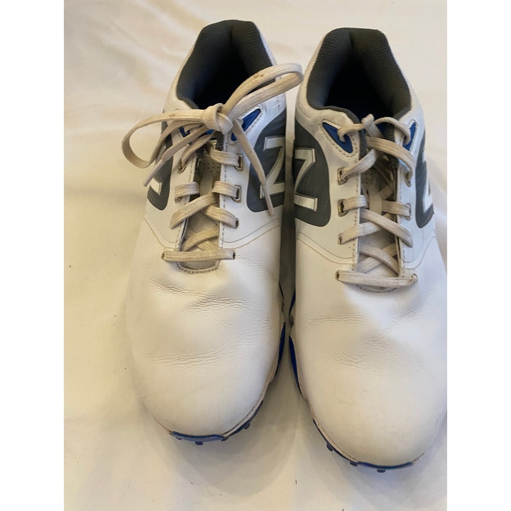 New Balance Men NBG2006WGY ATHLETIC Golf Shoes Size 9.5 White Grey